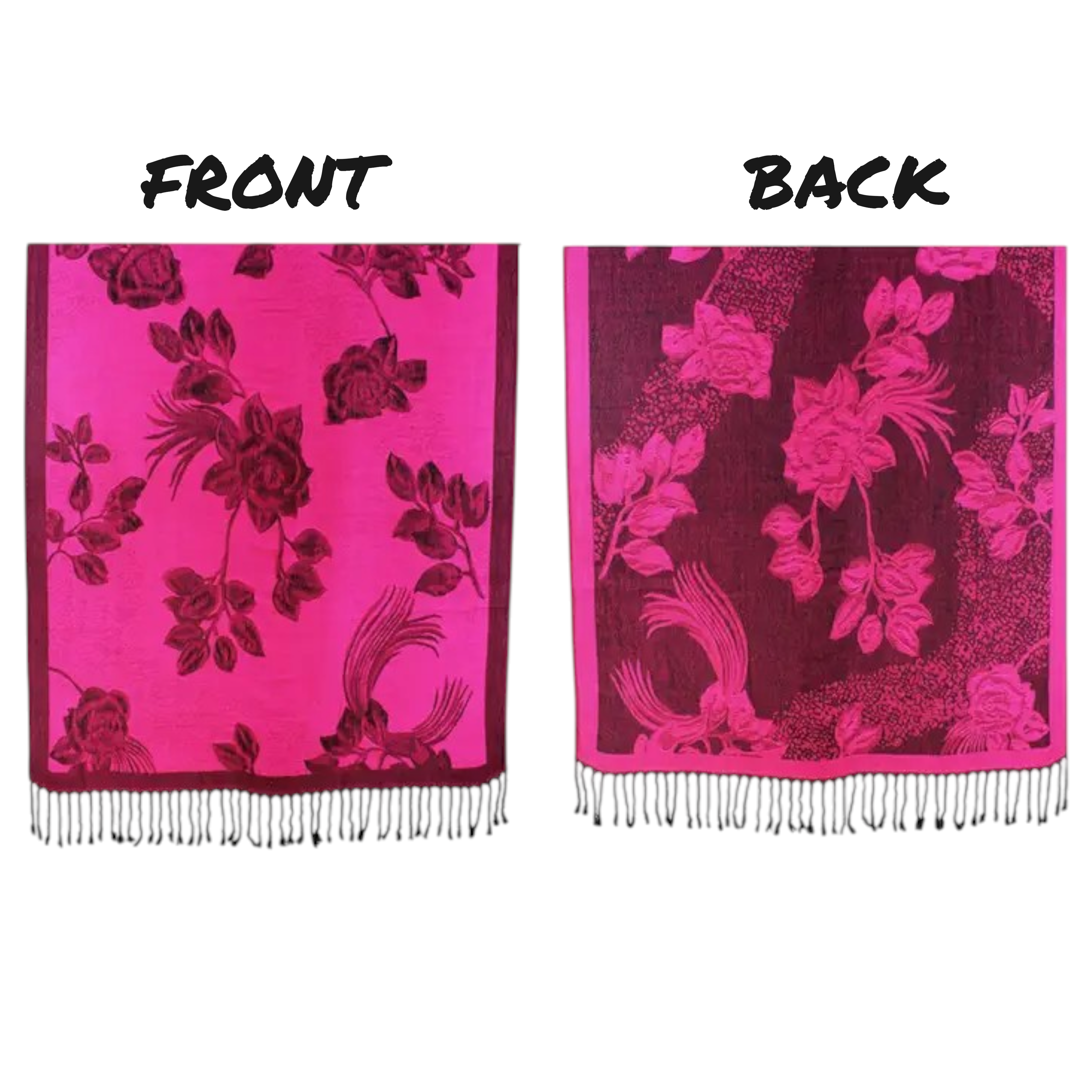 TAPA fashion – wholesale Wrap – Women's – Rose Pashmina RP2025. (12pc)28