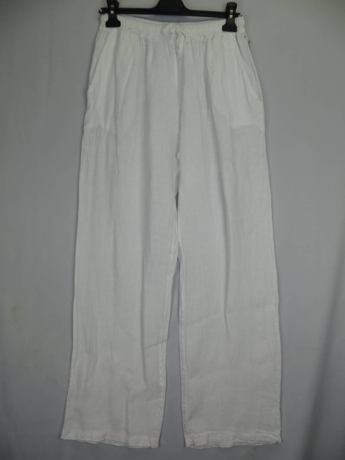 la maison des fibres naturelles - Wholesale Pants - Women's - Straight linen trousers 630132 100% linen38