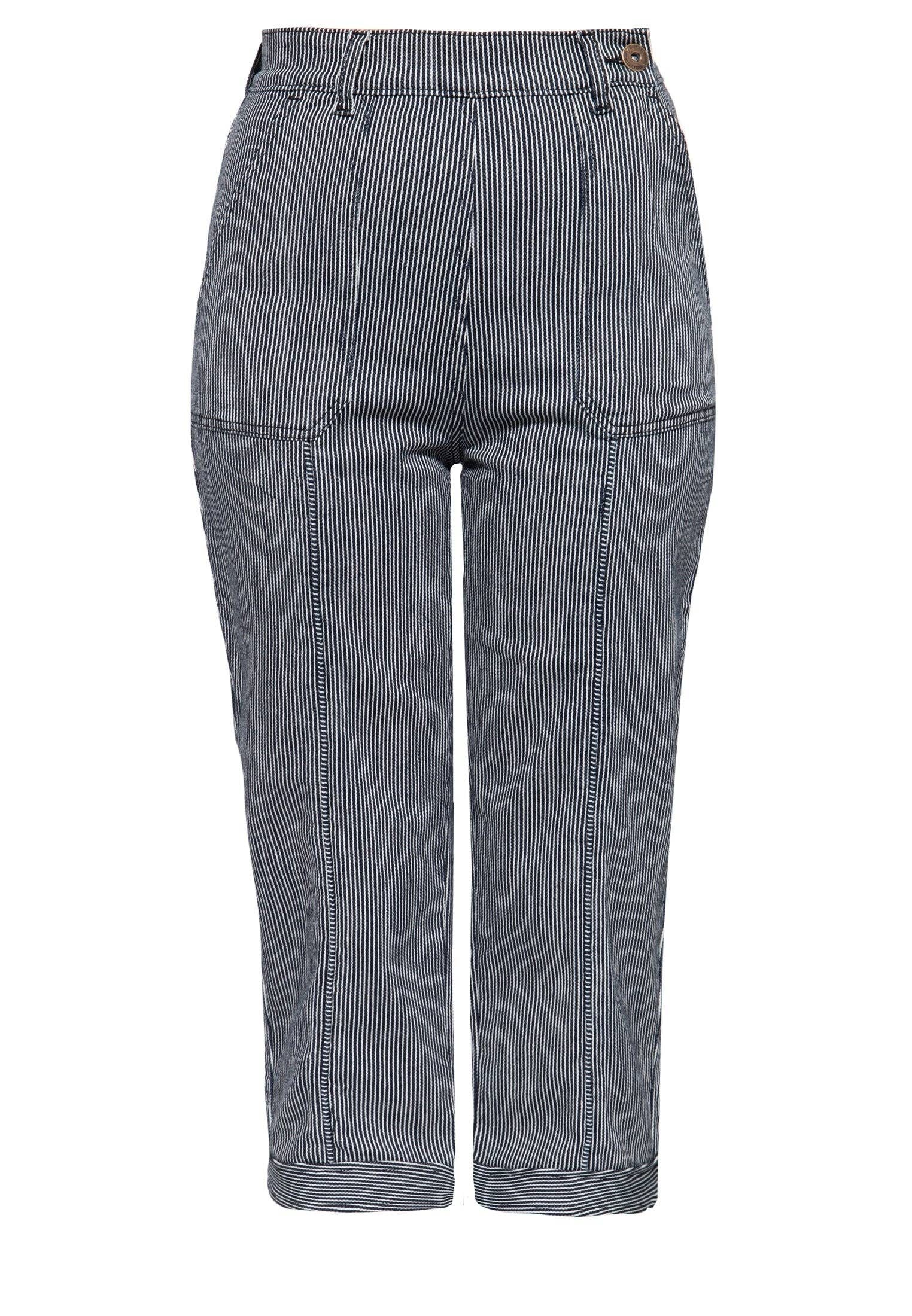 KING KEROSIN - Wholesale Pants - Women's - High-waist capri pants in authentic vintage look0