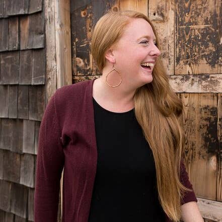 Fair Anita - Wholesale Dangle Earrings - Terracotta Hammered Copper Loop Earrings1