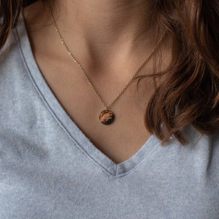 The Vintage Sparrow - Wholesale Pendant/Charm Necklace - Hope Pendant6