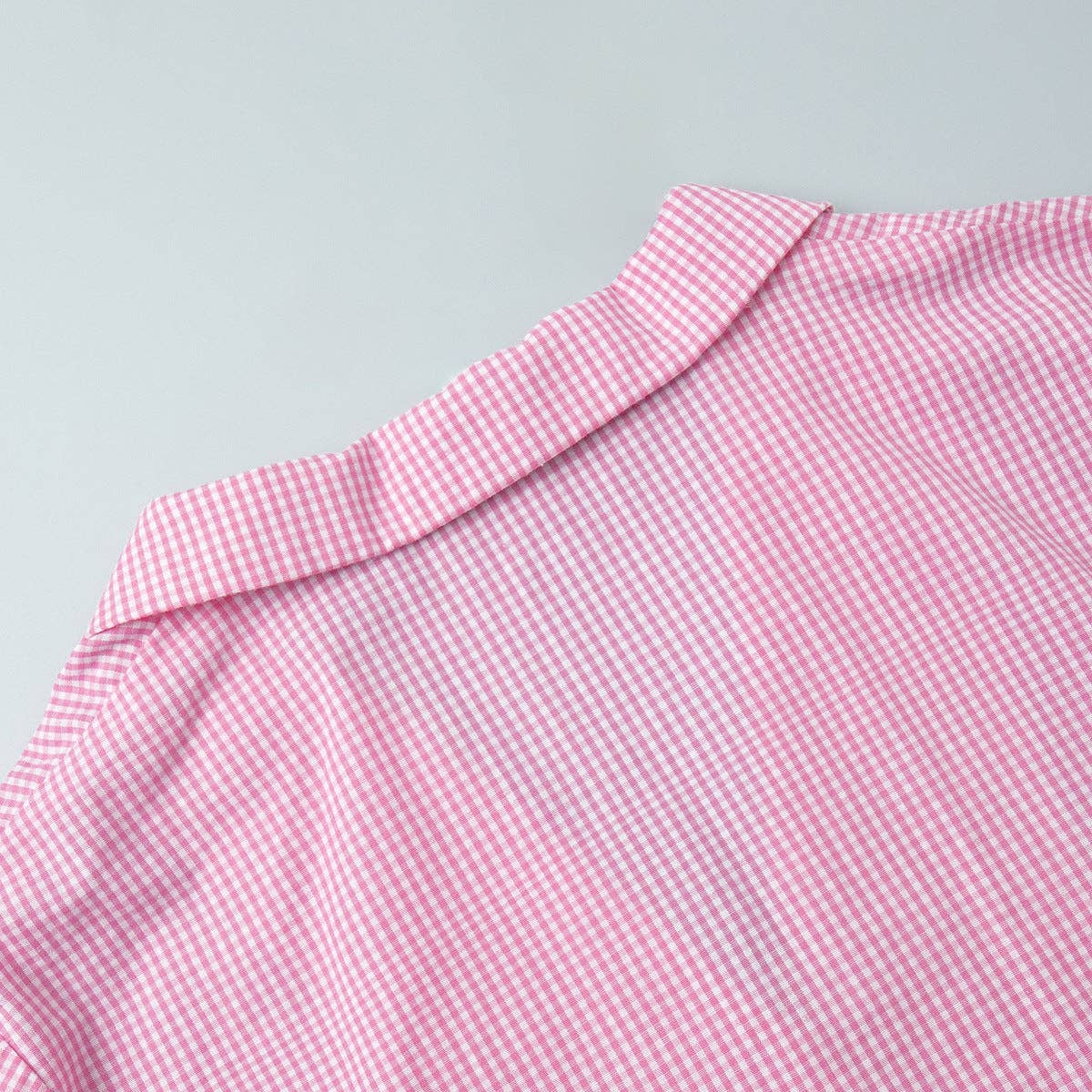 Dipped Shop - Vendita all'ingrosso Completo pigiama - Donna - Set Pigiama a Maniche Lunghe con Contrasto di Colore a Quadri DP25F8814