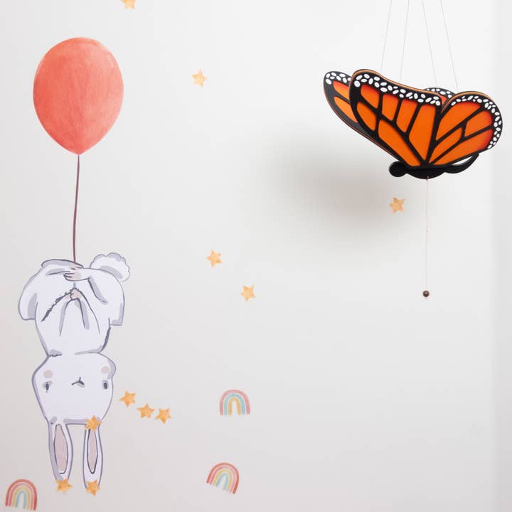 Tulia's Artisan Gallery - Wholesale Mobile - Monarch Butterfly Flying Mobile5