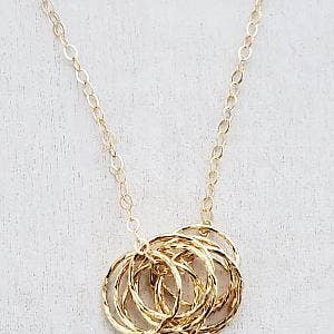 Sosie Designs - Wholesale Pendant/Charm Necklace - Gold Cluster Necklace2