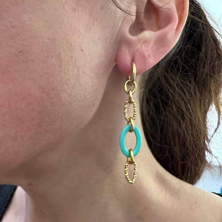 Reversible Coco Earrings for wholesale by Miss Pompom