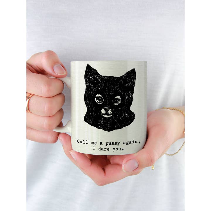 Brainbox Candy - Wholesale Coffee Mug - Funny Gift - Pussy Mug by Hayden Kays2