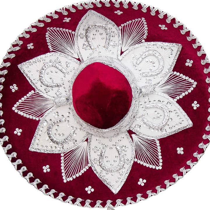 FESTMEX - Vente Chapeau de cowboy – femme - Chapeau Sombrero Mariachi Charro mexicain authentique pour adulte, chapeau mexicain haut de gamme pour fêtes costumées, 5 mai, 16 septembre3