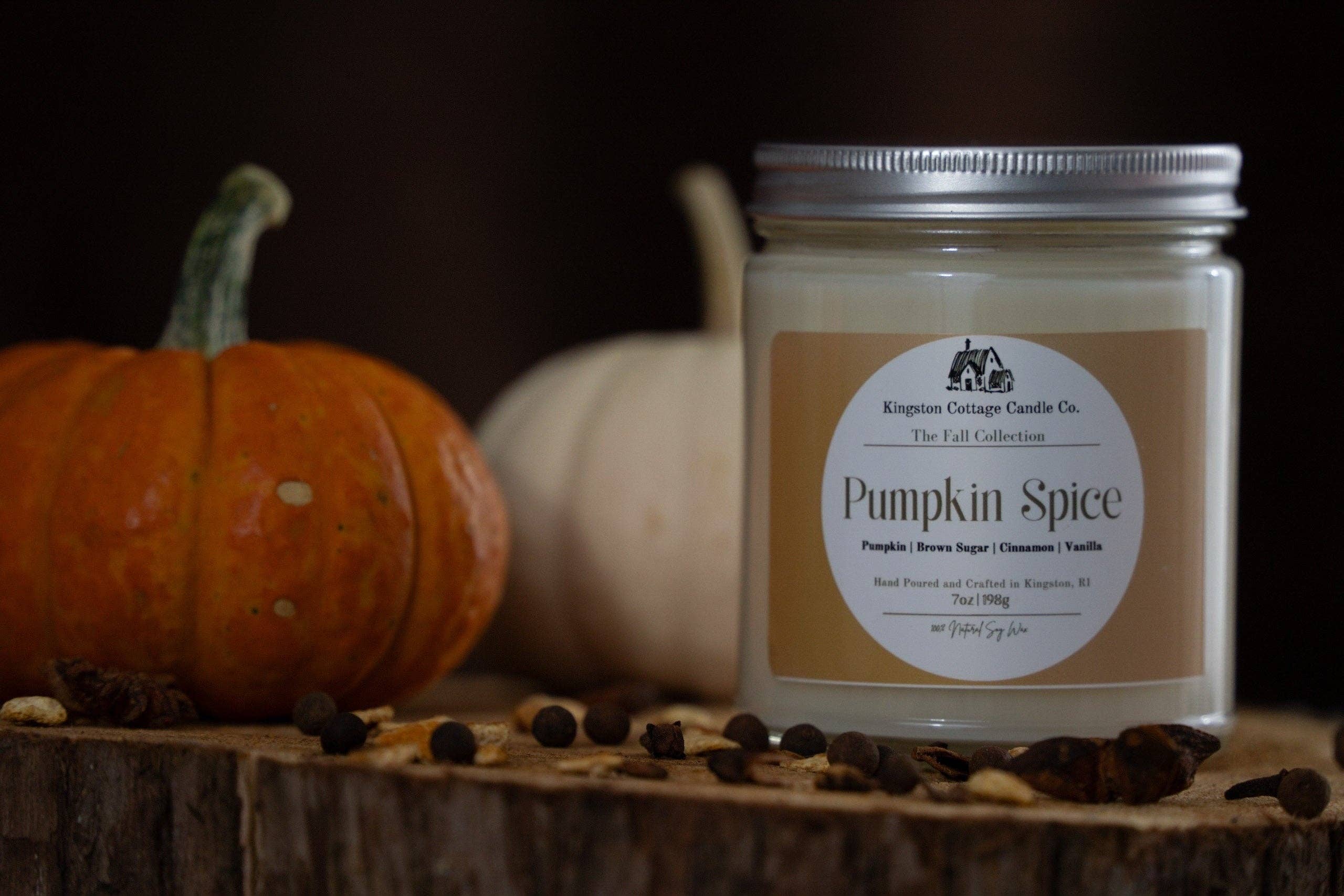 Kingston Cottage Candle Co. - Wholesale Jar/Filled Candle - Pumpkin Spice Candle5