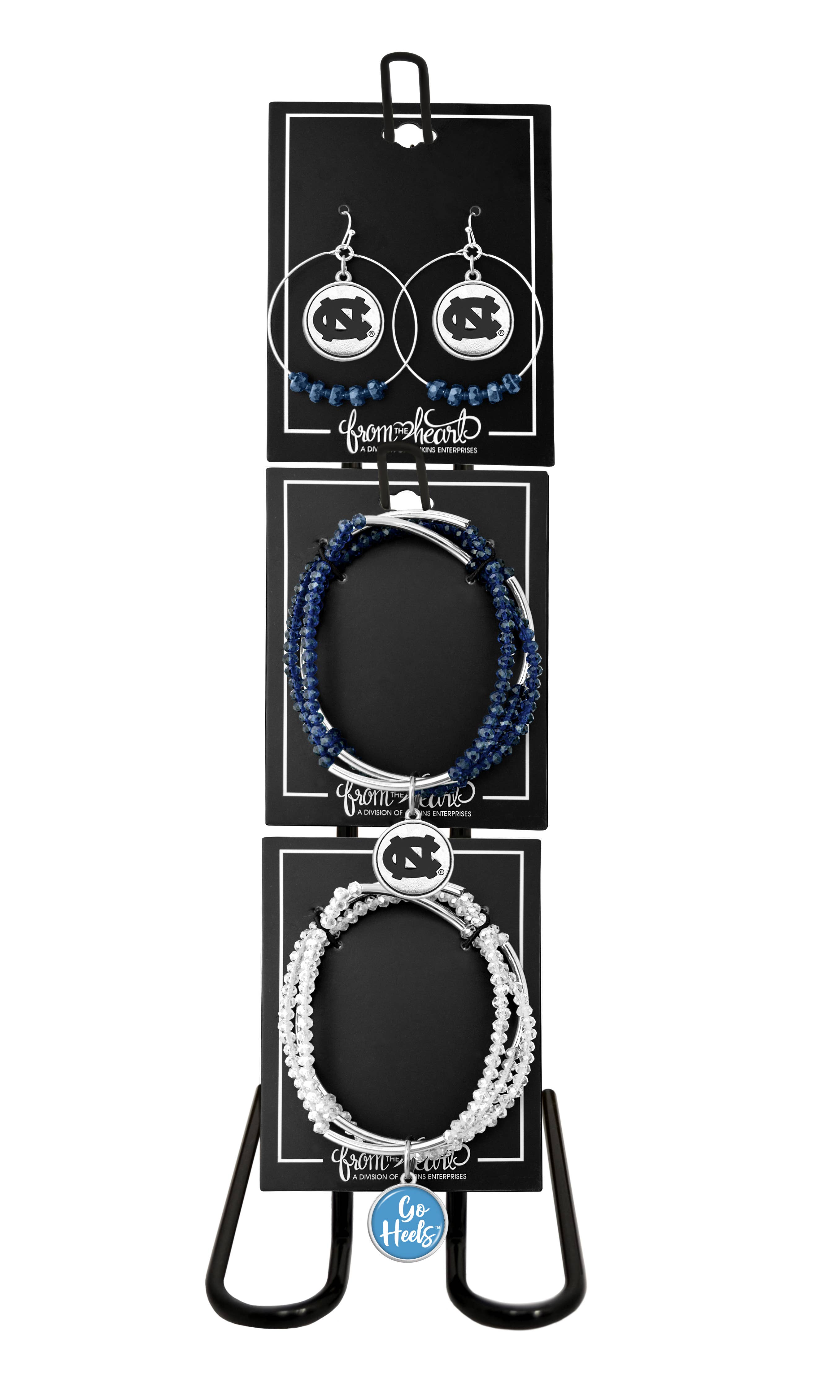 From The Heart - Wholesale Jewelry Set - North Carolina   Tarheels Chloe Beaded  Jewelry0