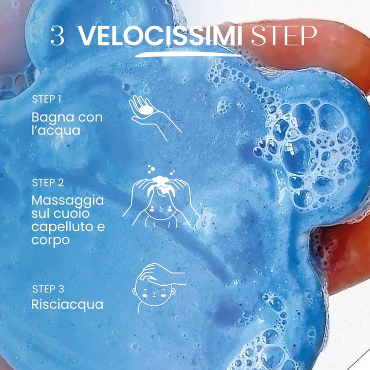 SENSO NATURALE – Engroshandel 2-i-1 shampoo- og kropsvask - Baby – Bruse Shampoo Fast Børn Frugtagtig - Hippo Ippo4