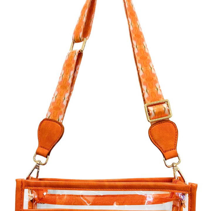 Laura Park Designs - Wholesale Crossbody Bag - Women's - Pieces x Laura Park, Orange Blossom Stadium Bag