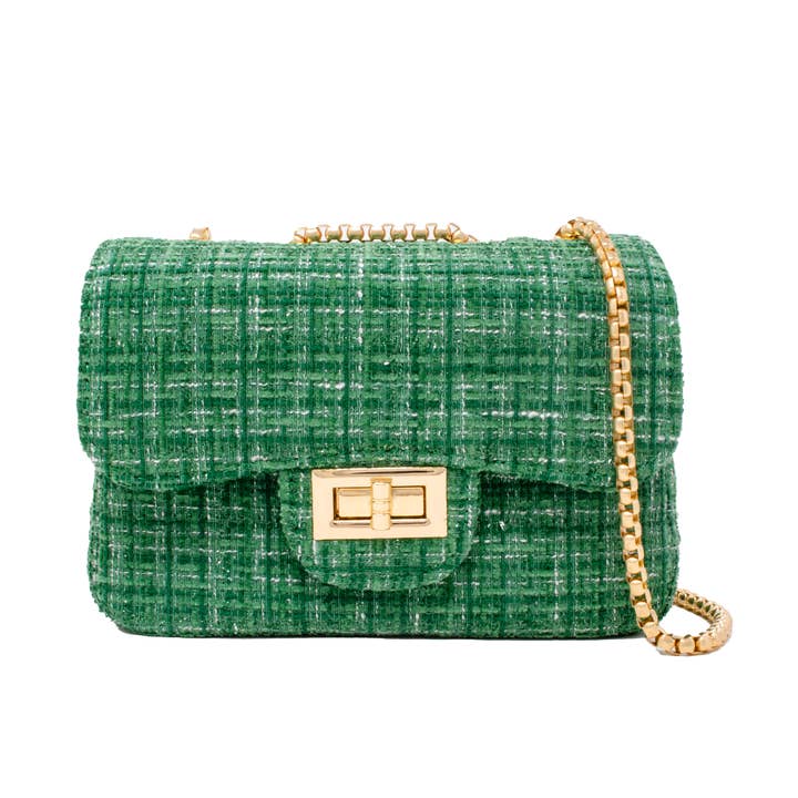 Tiny Treats and ZOMI GEMS - Wholesale Crossbody Bag - Kids - Classic Large Tweed Handbag