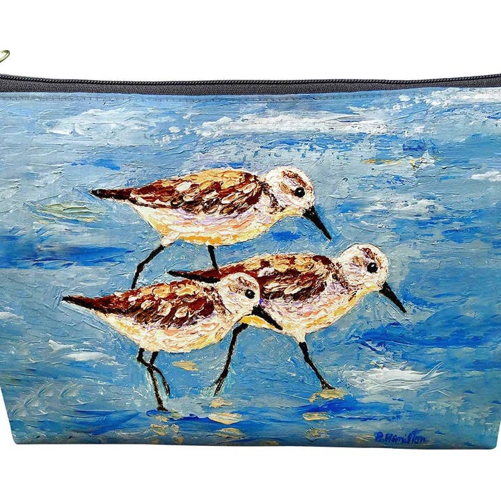 Pochette Sandpiper Race 8,5x6 pour la vente par Betsy Drake Interiors