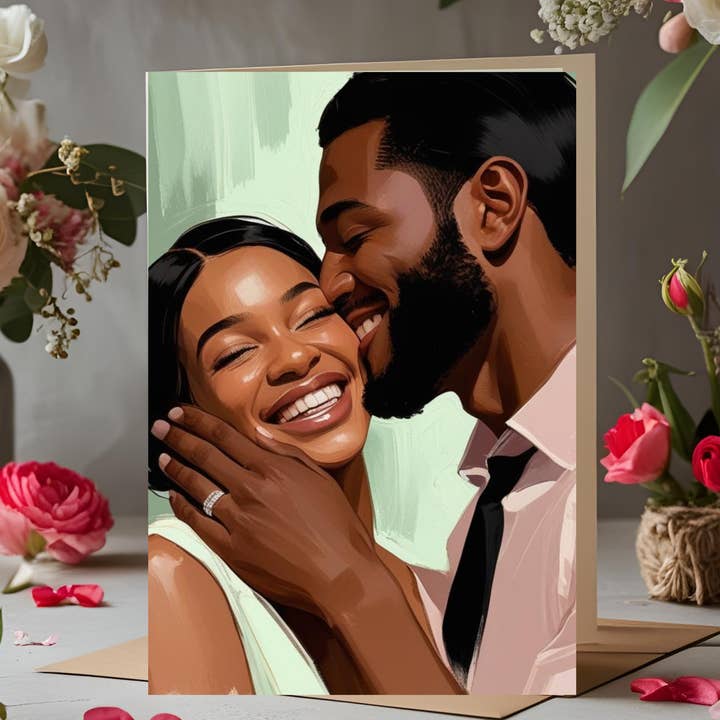 Carte de vœux d'amour marié pour la vente par Self Care Tribe