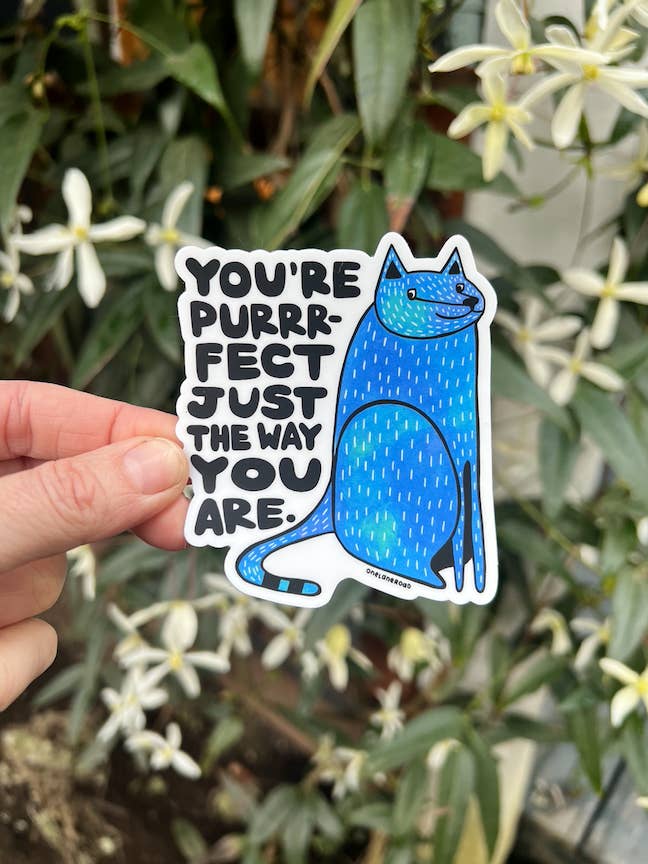 Sei perfetto così come sei Sticker per la vendita all'ingrosso da parte di One Lane Road