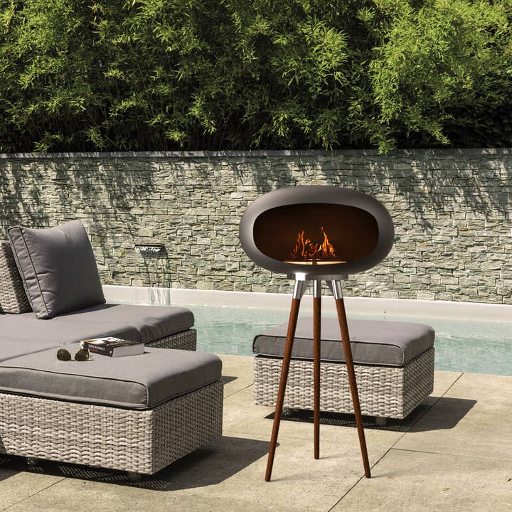 EP Design Lab - Wholesale Fire Pit - Outdoor&Indoor Tripod Floor Standing Fireplace2