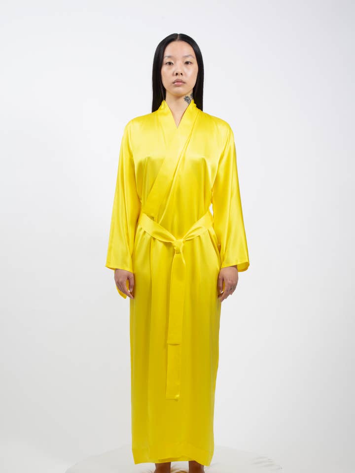 LL.14508 KIMONO ROBE LONG for wholesale by Lieu Le