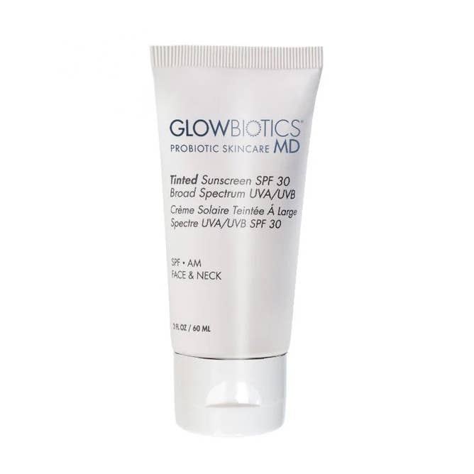 Tinted Sunscreen SPF 30 Broad Spectrum UVA/UVB for wholesale by GLOWBIOTICS