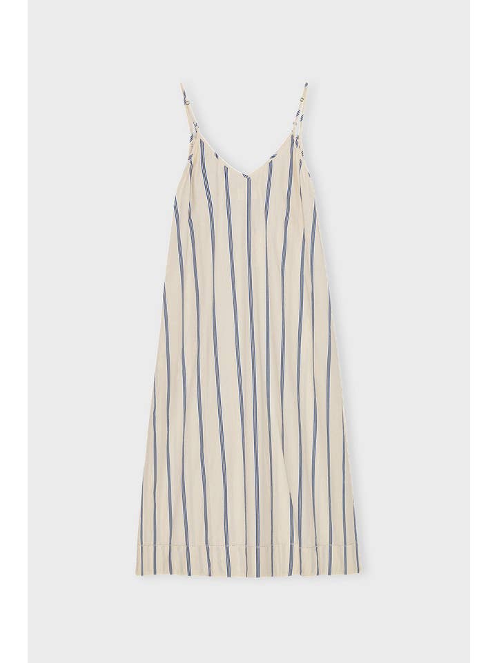 ecru blue moonless sunlight dress stripe for wholesale on Faire