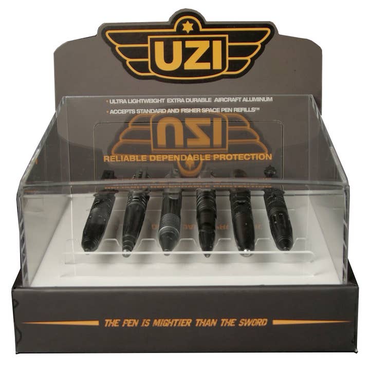 CALIBER GOURMET / CAMPCO - Wholesale Pen - UZI Tactical Defender Pen 2 Black5