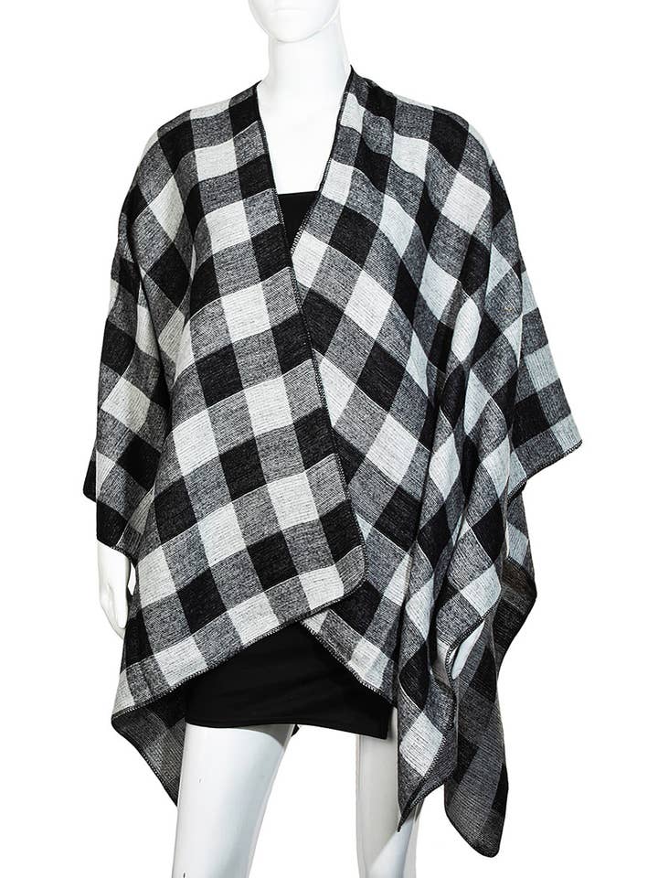 Anarchy Street – Engroshandel Poncho - Dame – Ternet Mønster Poncho