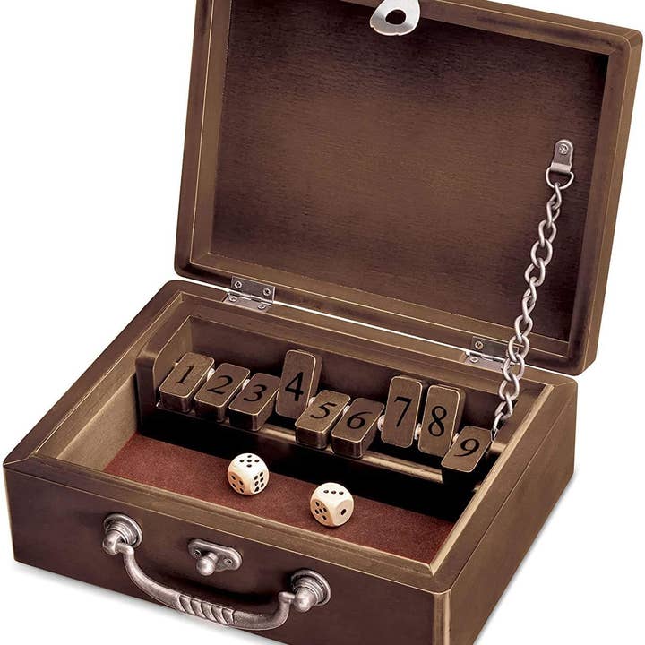 9 Number Shut the Box Board Game for wholesale by Wood Expressions