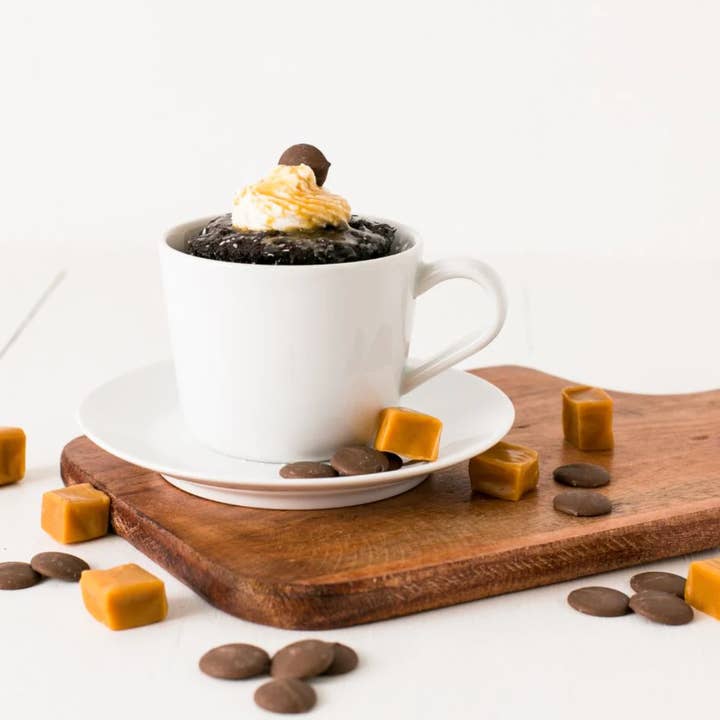 molly&you® - Wholesale Brownie Mix - Salted Caramel Brownie Microwave Single4