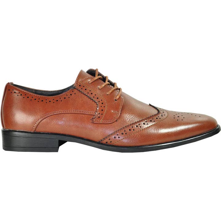 Tux-USA® - Venta al por mayor Zapatos Óxford - Hombre - Zapatos de vestir BRAVO para hombre KING-2 Wingtip Oxford5