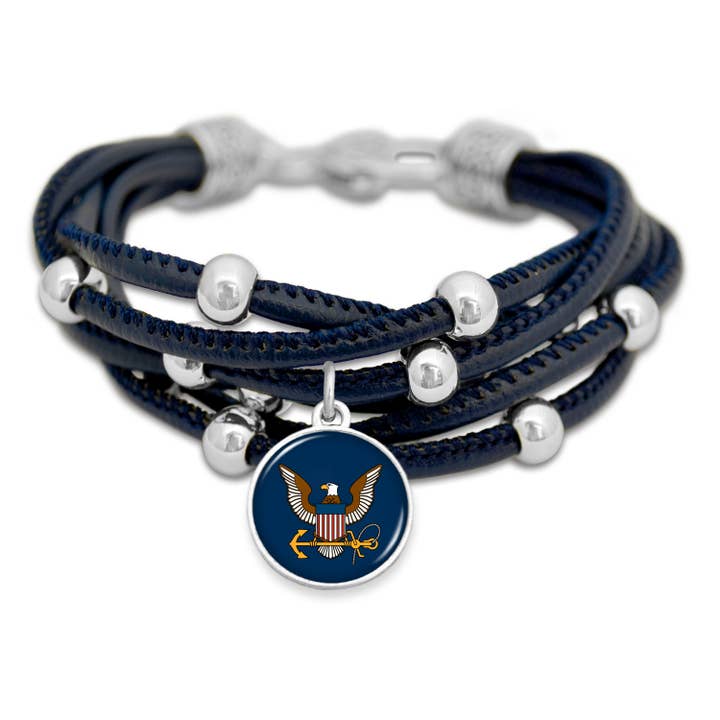 U.S. Navy Lindy Bracelet for wholesale by From The Heart