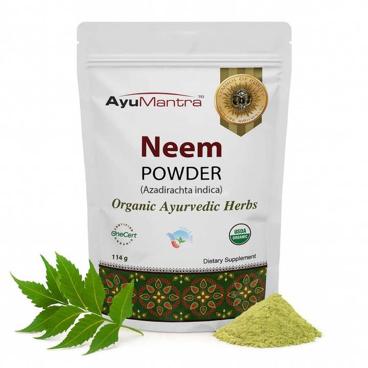 Neem Powder (Azadirachta indica) - 114g for wholesale by AyuMantra