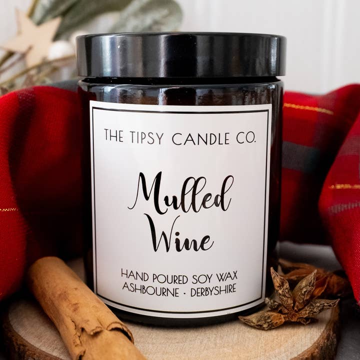 Mulled Wine candle for wholesale by The Tipsy Candle Co.