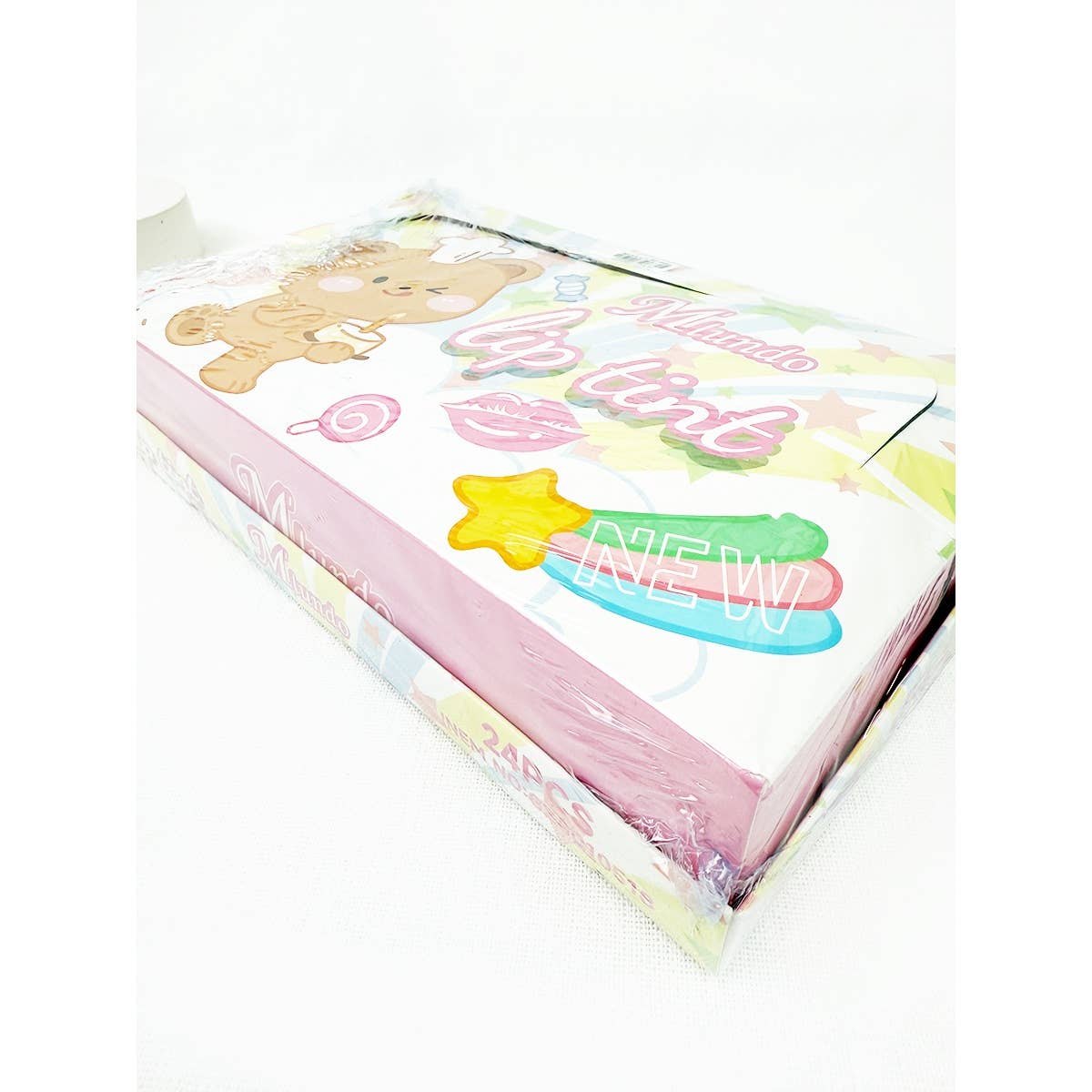 MIX COLOR Bear Colored Lip Tint with Key Chain for wholesale on Faire8