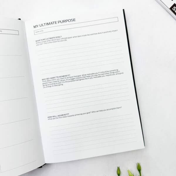 SEIK - Wholesale Planner - Ring binder productivity planner from premium faux leather A5 (white)7