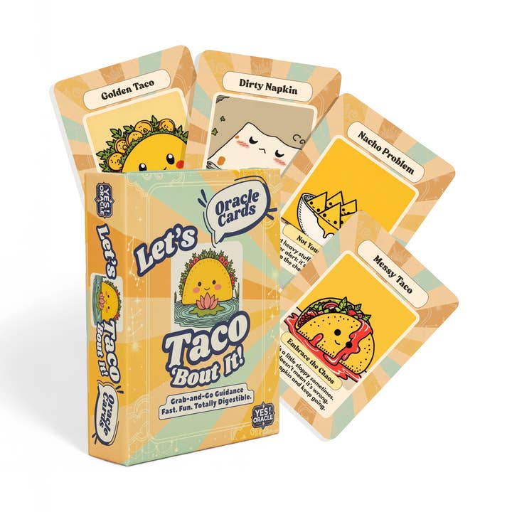 Yes! Oracle - Wholesale Tarot/Oracle Card - Let’s Taco ’Bout It Oracle Deck – Fun Divination Yes! Oracle0