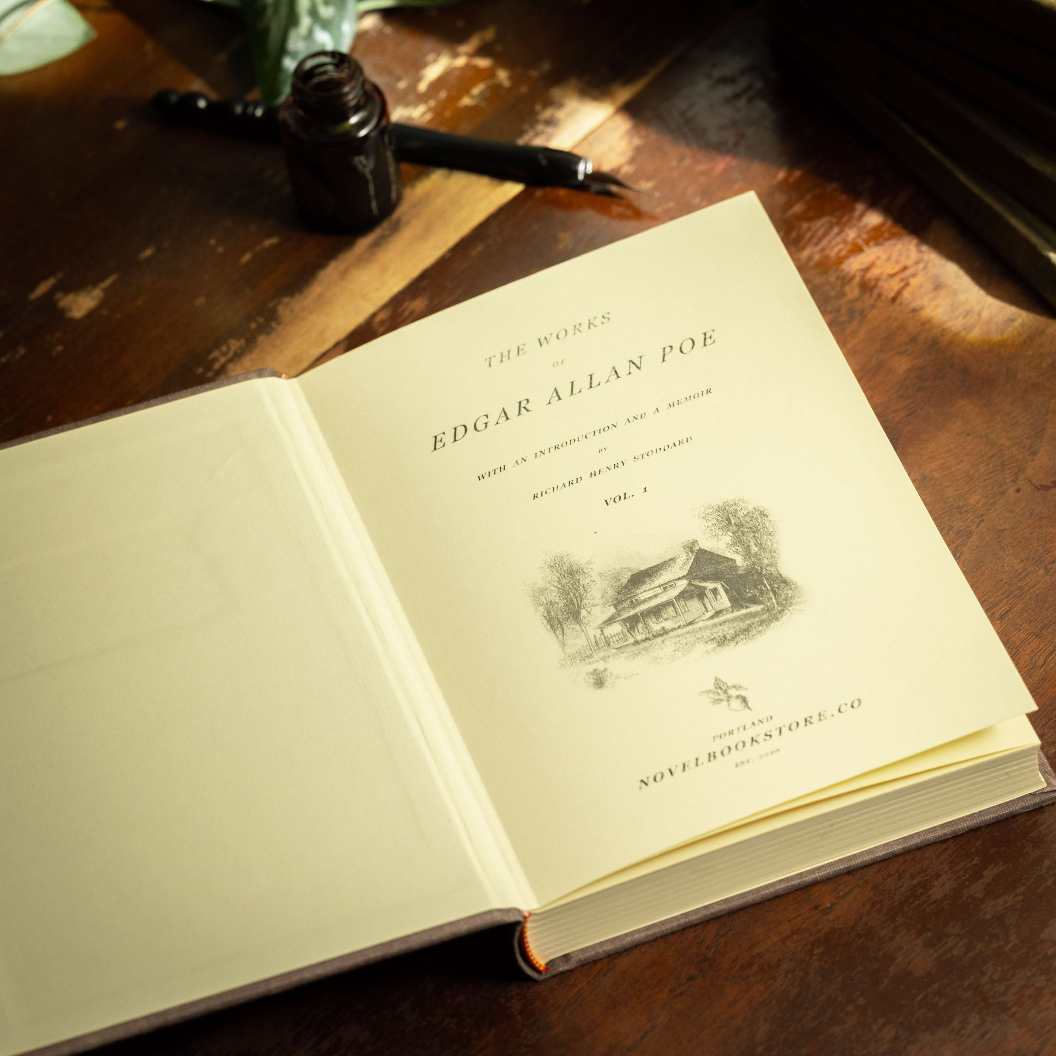 Novel Book Store - Vente Journal intime - Les œuvres poétiques complètes d'Edgar Allan Poe 1884 - Journal de lecture1