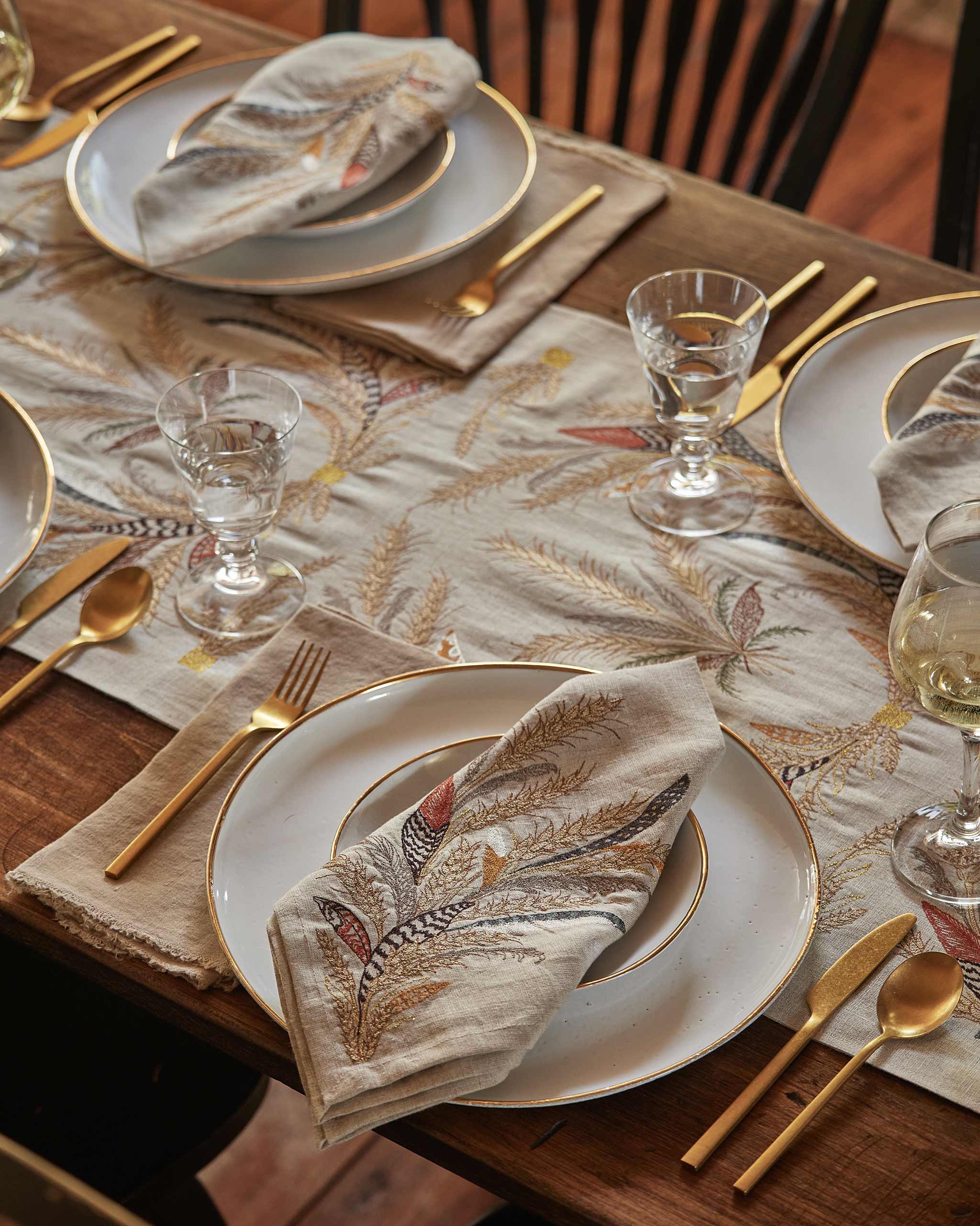 Coral & Tusk - Wholesale Table Runner - Wheat Harvest Table Runner6