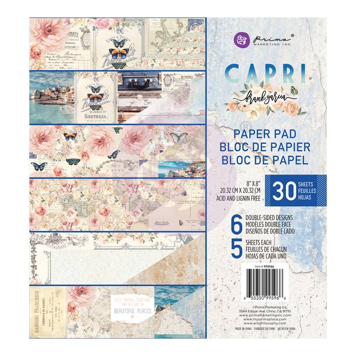 Bloco de Papel Prima Marketing Capri 8"x8" 8"x8.5",655350995966 por atacado de Prima Marketing Inc