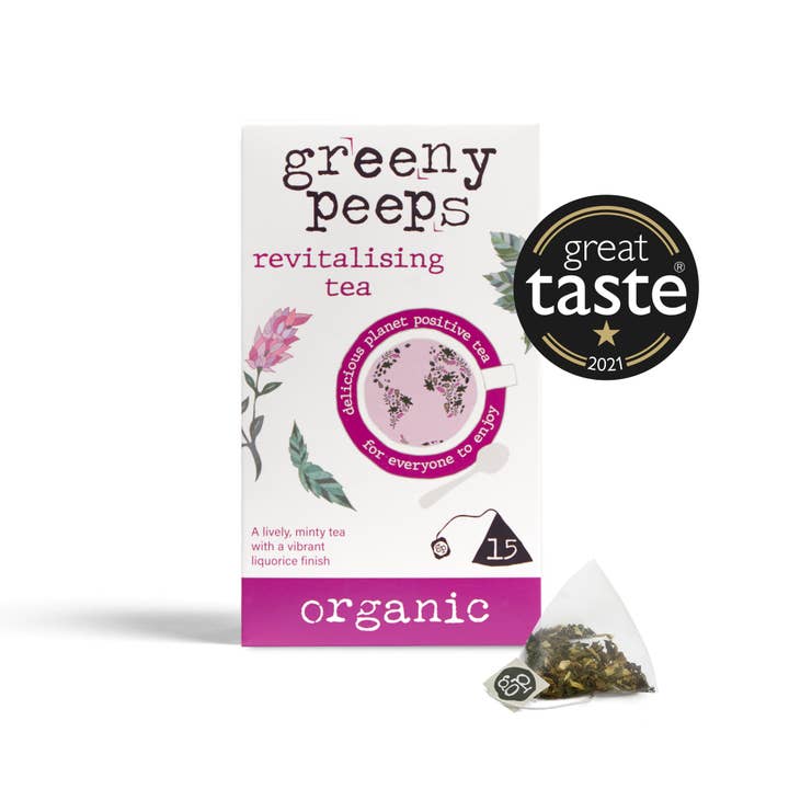Organic Revitalising Tea for wholesale by Greenypeeps