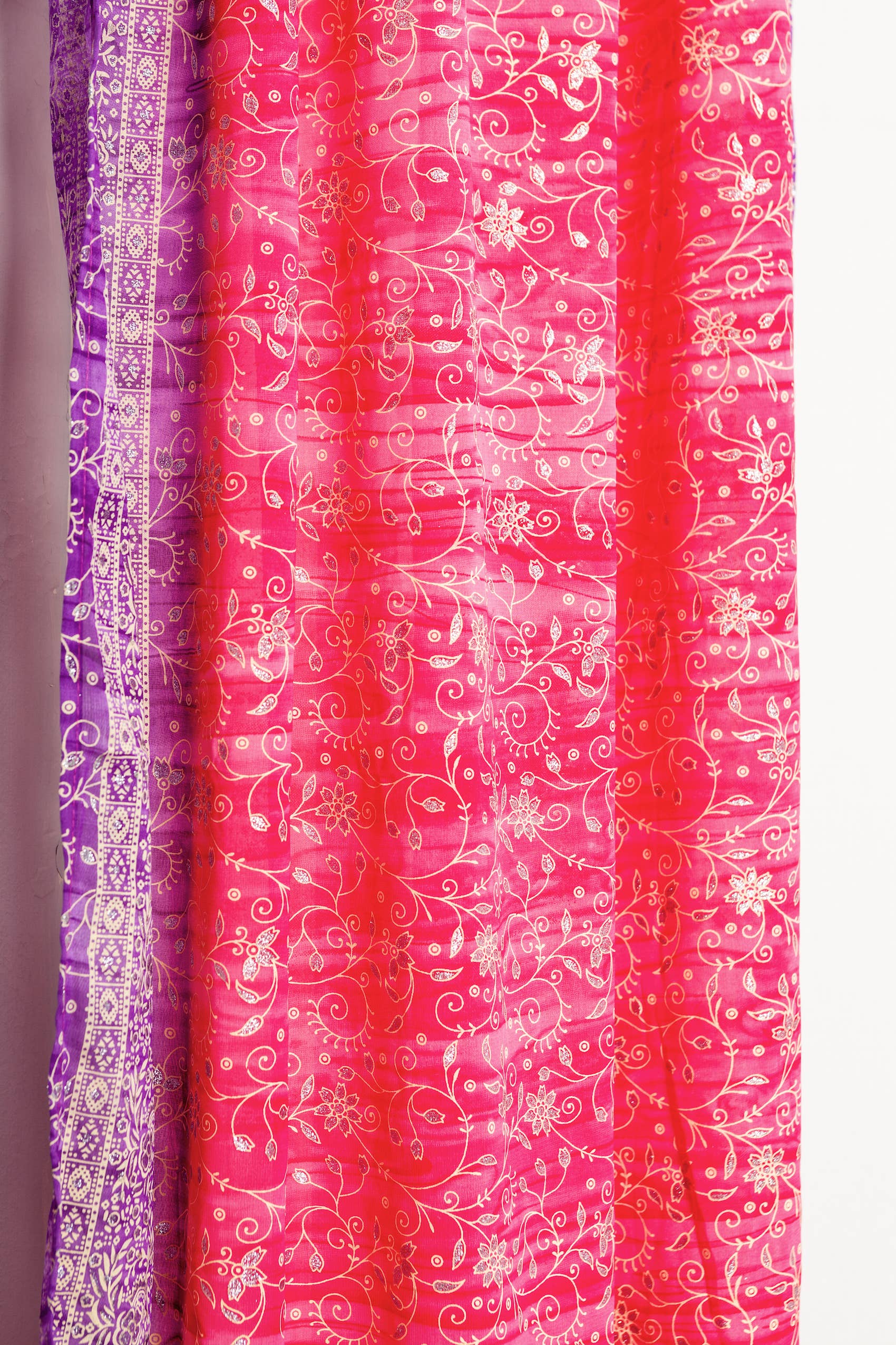 Colors By Padmini - Wholesale Curtain - Purple Haze Home Collection Light-filtering Sari Curtains11