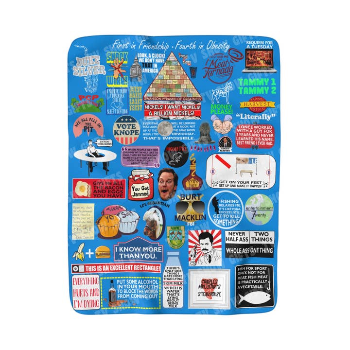 Couverture pour parcs et loisirs pour la vente par TV Show Gifts