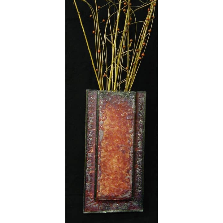 Vase mural en cuivre pour la vente par J Moilanen Studio