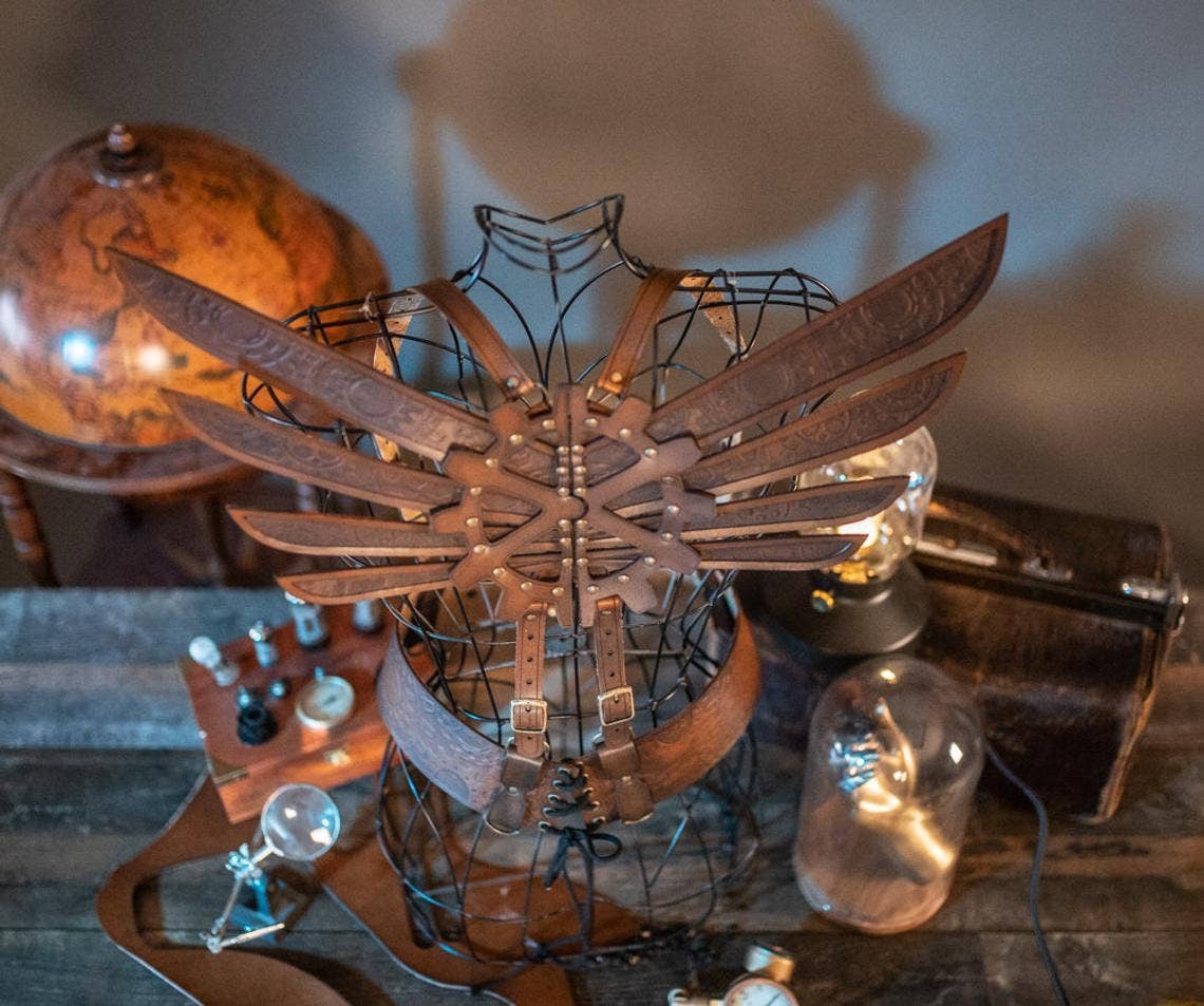 Outcast Props – Disfarce – Mulher por atacado – Asas Steampunk7