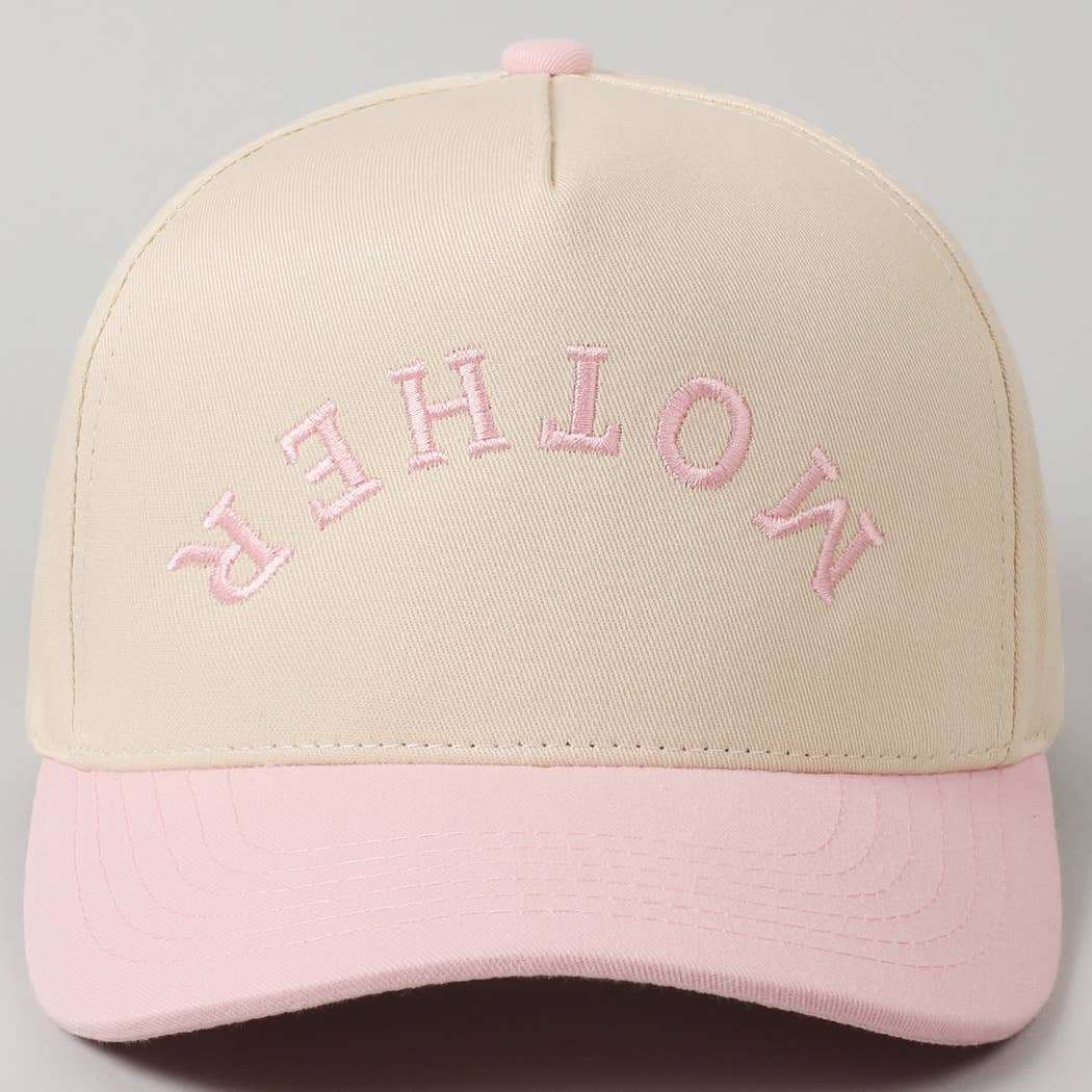 Fashion City - Wholesale Baseball Cap - Women's - MOTHER Upside Down Lettering Embroidery Cap31