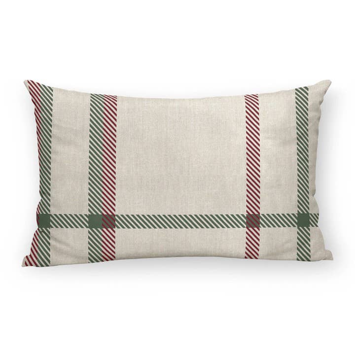 SG HOGAR - Wholesale Throw Pillow Cover - Christmas Checkered Velvet Cushion Cover 30X50 Cm3