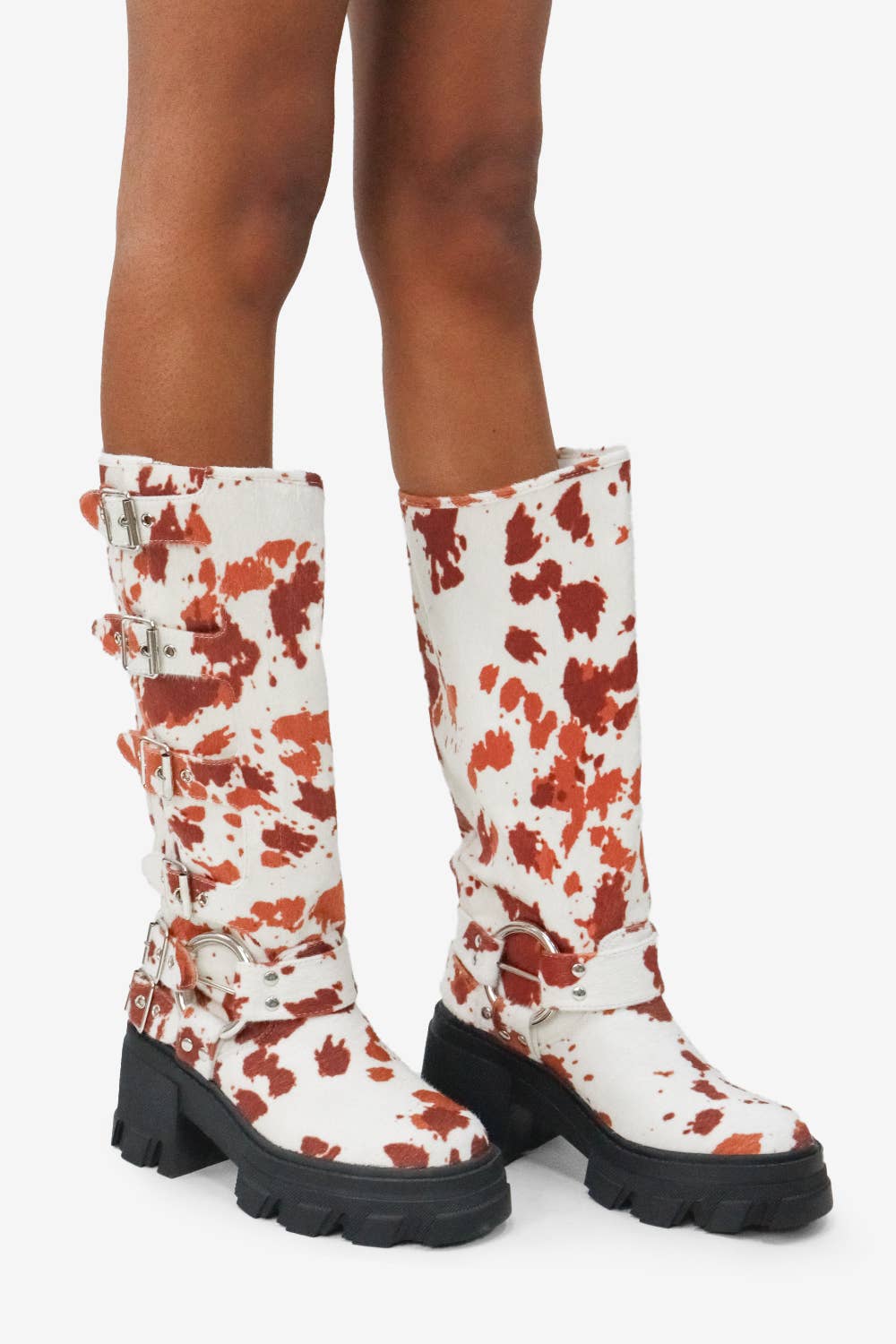 Lemonade Shoes - Wholesale Boots - Women's - BUCKLE UP NOW - Biker Boot w/ Side Buckles and a Chunky Sole10