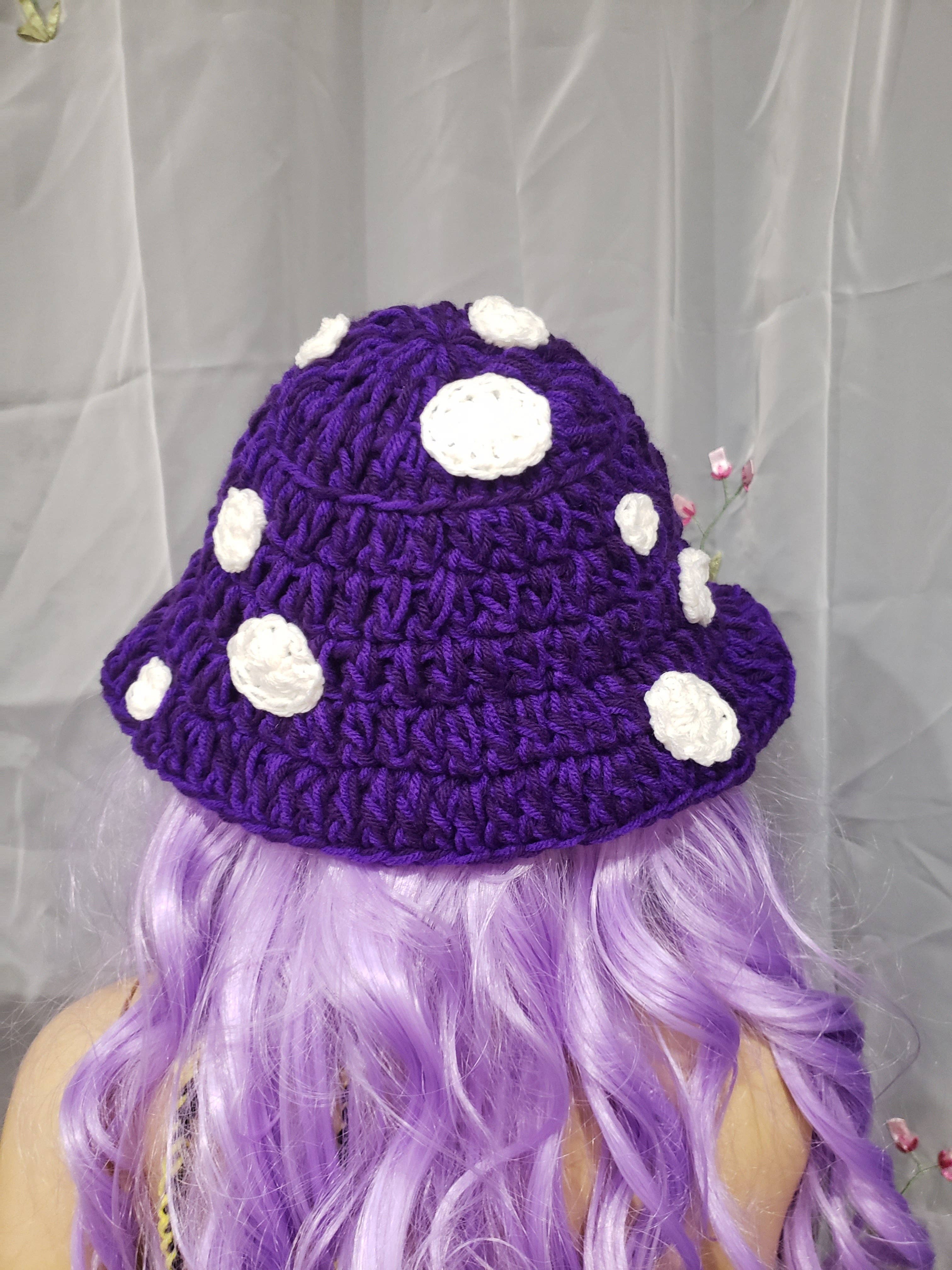 A Creative Wonderland - Wholesale Bucket Hat - Women's - Purple Toadstool Bucket Hat (Ready to Ship)0