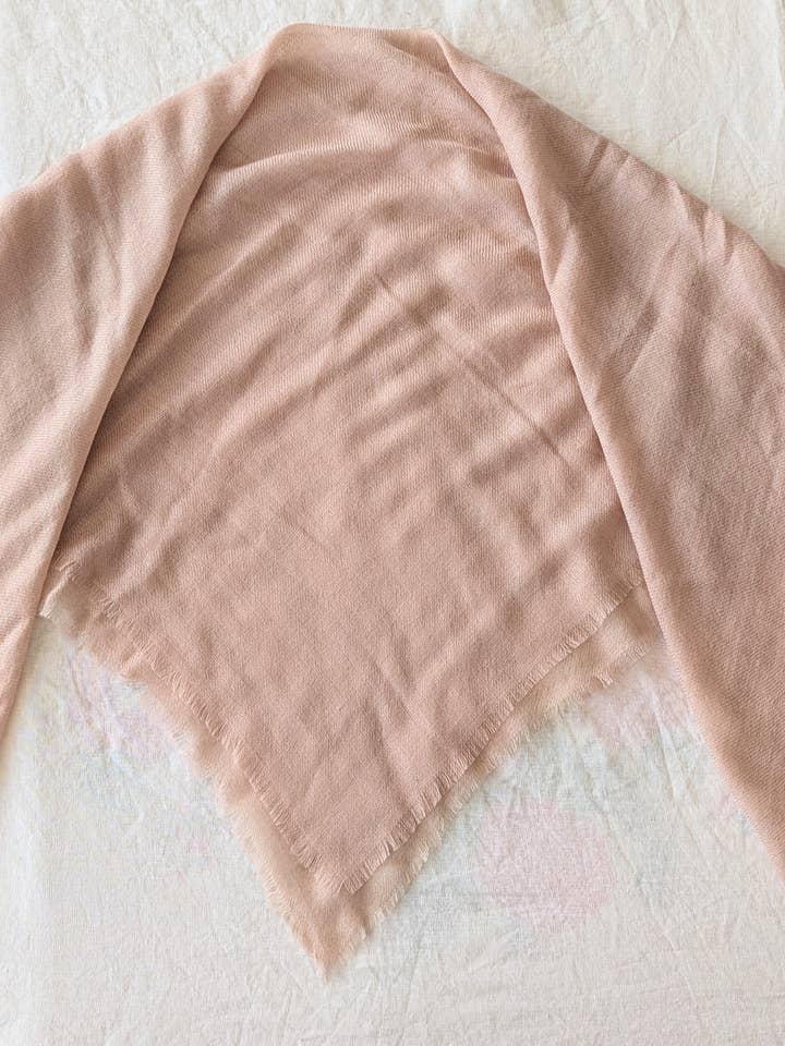 Luxe Merino WOOL & Silk Hand Dyed Scarves (25" & 38" Square) for wholesale by Apricot Ave