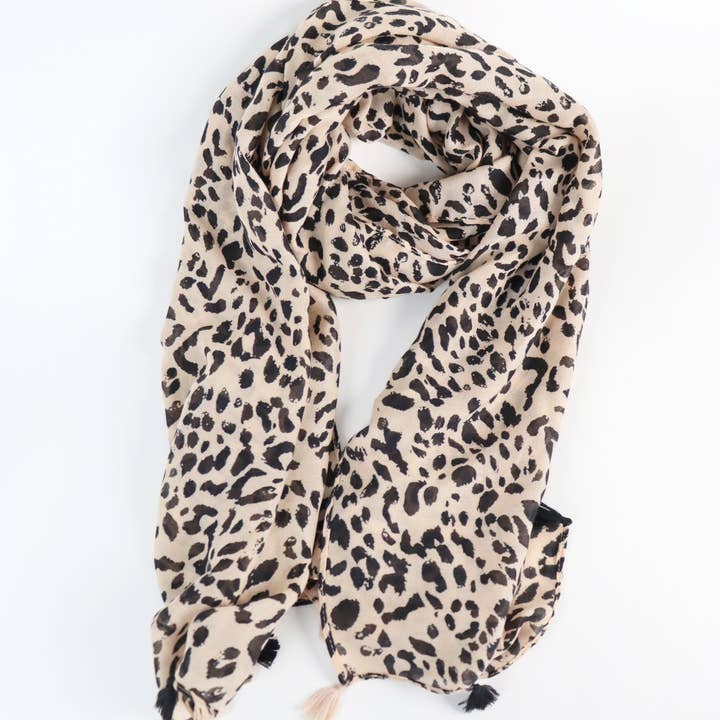 Cattura Leoard Tassel Lightweight Scarf and other Purchase Wholesale shawl fringe. Free Returns & Net 60 Terms on Faire trending on Faire.