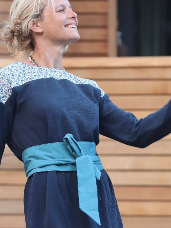 Anita cinto sarja de algodão por atacado de Quintessence