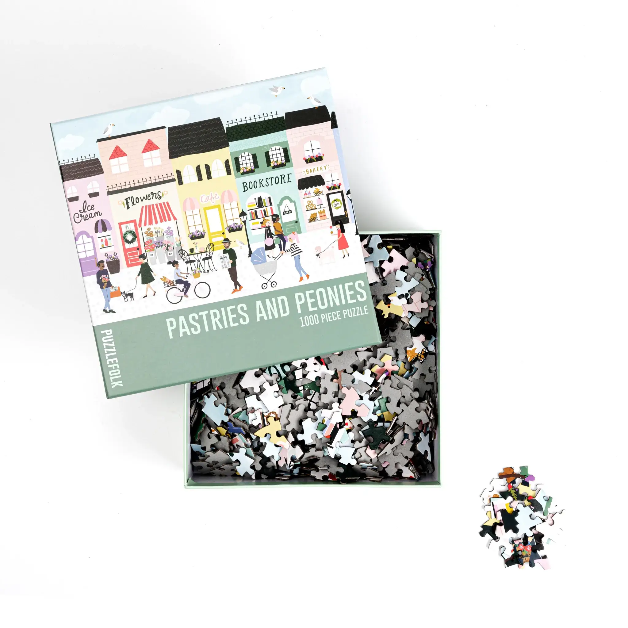 Puzzlefolk - Wholesale Puzzle - Adult - Pastries & Peonies 1000 piece puzzle2